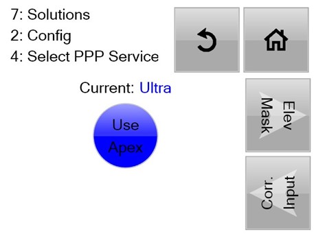 press the right arrow until the PPP Service page
